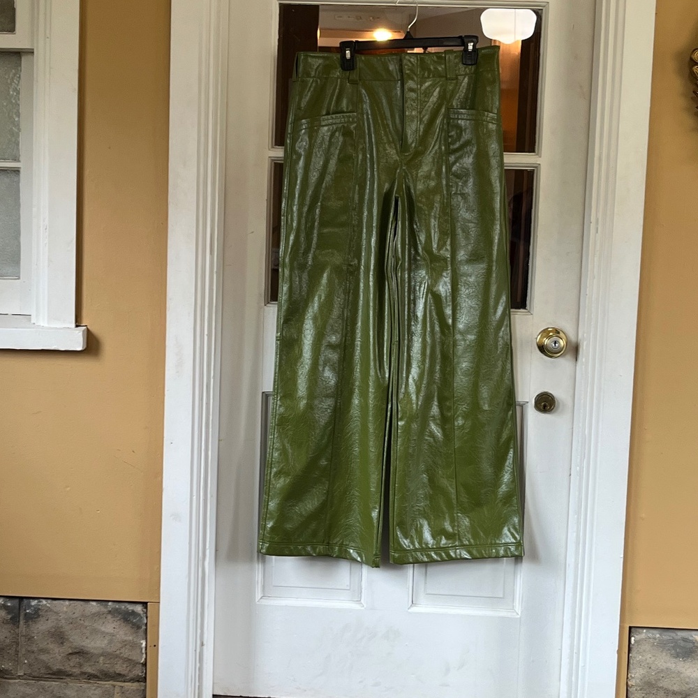 Free people faux leather pants
